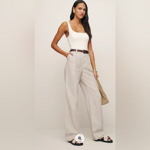 Reformation Linen Vesta Trousers